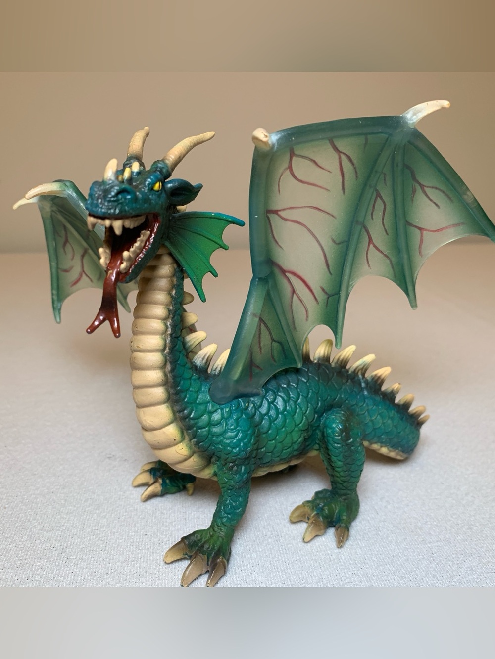 SCHLEICH Green Dragon World of Knights Figurine - 2003 Retired 5.5”